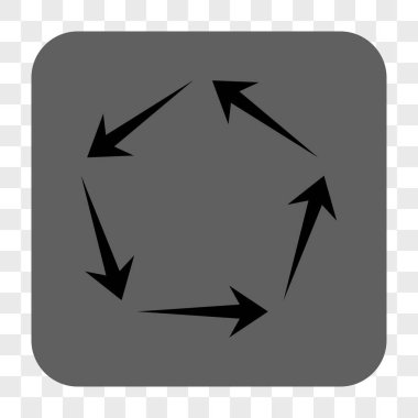 Dolaşım yuvarlak kare düğme