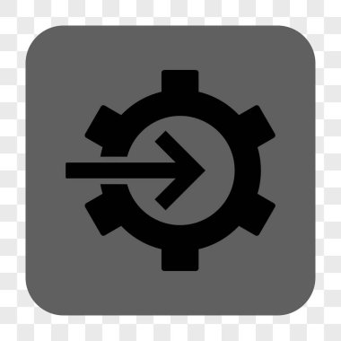 COG Tümleştirme yuvarlak kare düğme