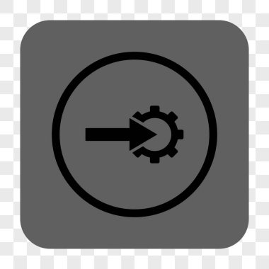 COG Tümleştirme yuvarlak kare düğme