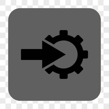 COG Tümleştirme yuvarlak kare düğme