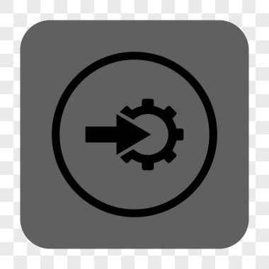 COG Tümleştirme yuvarlak kare düğme