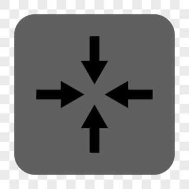 Oklar yuvarlak kare düğmeye basmak