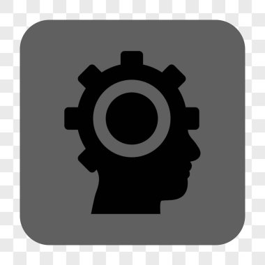 Cyborg dişli yuvarlak kare düğme