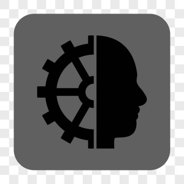 Cyborg dişli yuvarlak kare düğme