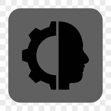 Cyborg dişli yuvarlak kare düğme