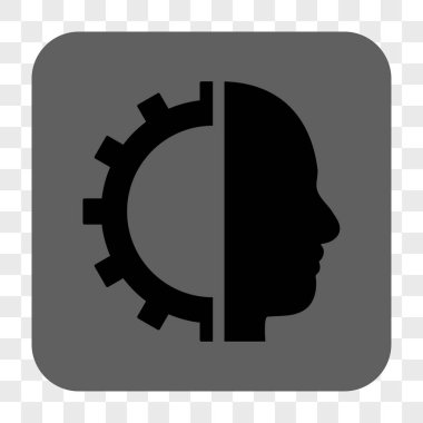 Cyborg dişli yuvarlak kare düğme