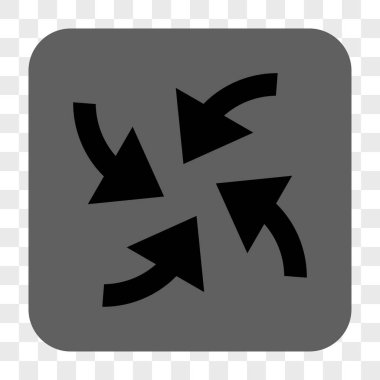 Siklon okları yuvarlak kare düğme