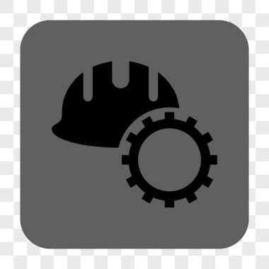 Geliştirme Hardhat yuvarlak kare düğme