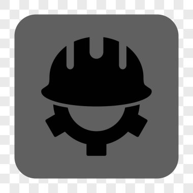 Geliştirme kask yuvarlak kare düğme