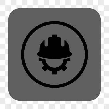 Geliştirme kask yuvarlak kare düğme