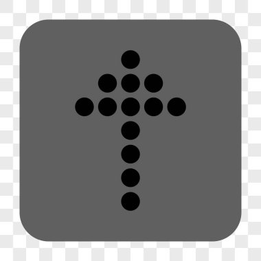 Yuvarlatılmış Kare düğmesini yukarı noktalı ok