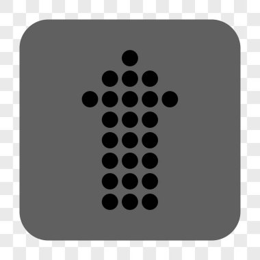 Yuvarlatılmış Kare düğmesini yukarı noktalı ok