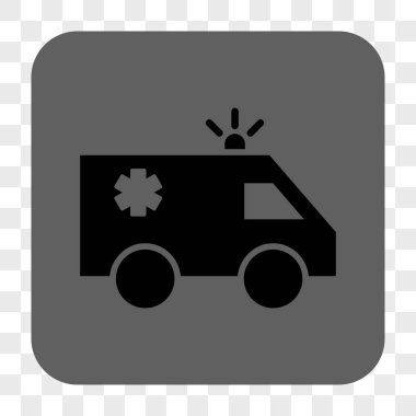 Acil araba yuvarlak kare düğme