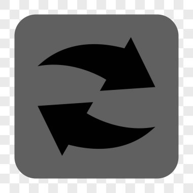 Exchange okları yuvarlak kare düğme