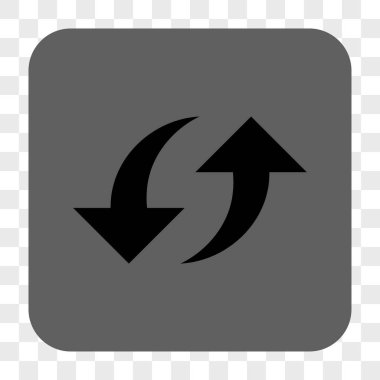 Exchange okları yuvarlak kare düğme