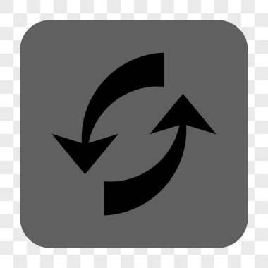 Exchange okları yuvarlak kare düğme