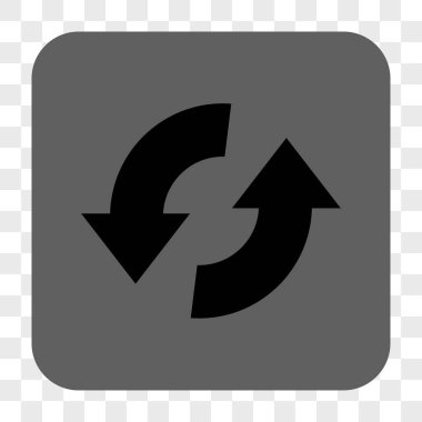 Exchange okları yuvarlak kare düğme