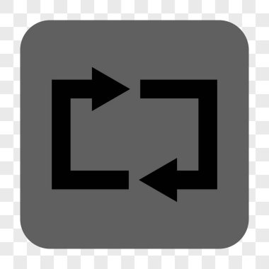 Exchange okları yuvarlak kare düğme