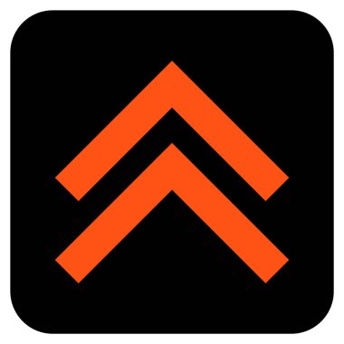 Düz kare vektör simge kayması