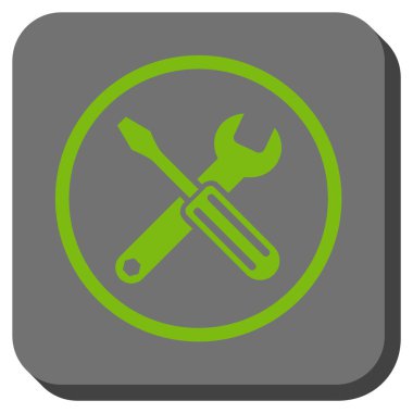 Seçenekleri yuvarlatılmış kare vektör simgesi