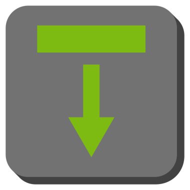 Yuvarlatılmış Kare vektör simgesi çekin