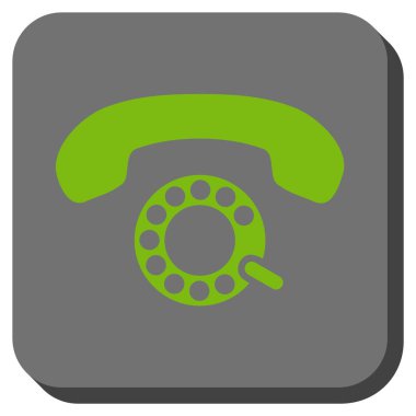 Darbeli aramayı yuvarlatılmış kare vektör simgesi