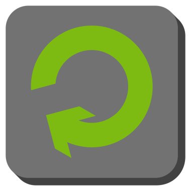 Yuvarlatılmış Kare vektör simge döndürmek