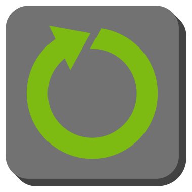 Yuvarlatılmış Kare vektör simge döndürmek