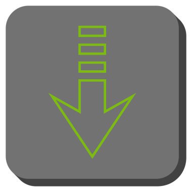 Yuvarlatılmış Kare vektör simgesi gönder