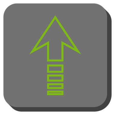 Yuvarlatılmış Kare vektör simge gönder