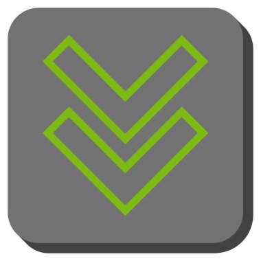 Yuvarlatılmış Kare vektör simgesi kaydır