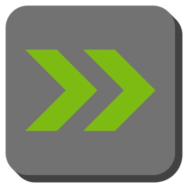 Şu yuvarlak üst karakter kare vektör simgesi