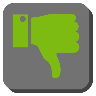 Yuvarlatılmış Kare vektör simgesi parmak