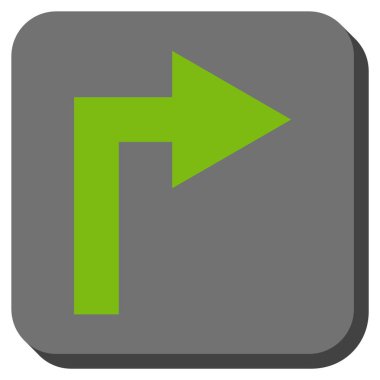 Doğru yuvarlatılmış kare vektör simge açmak