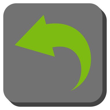 Yuvarlatılmış Kare vektör simgesi geri al