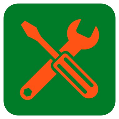 Seçenekleri düz kare vektör simgesi