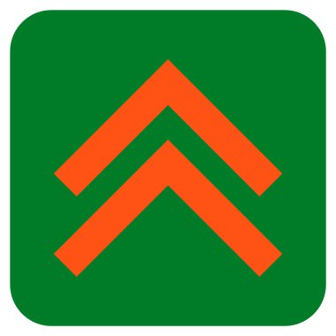 Düz kare vektör simge kayması