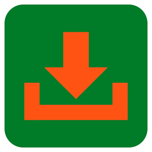 Herunterladen flache quadratische Vektorsymbol — Stockvektor