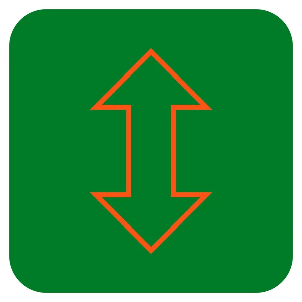 Intercambio vertical plana cuadrada Vector icono — Vector de stock