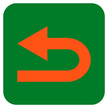 Sol düz kare vektör simge açmak