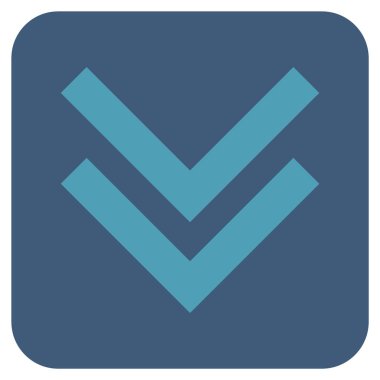 Düz kare vektör simgesi kaydır