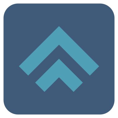 Düz kare vektör simge kayması