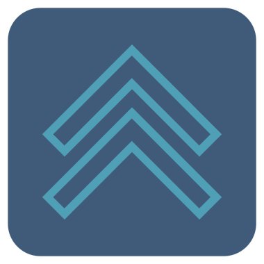 Düz kare vektör simge kayması