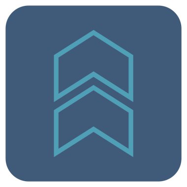 Düz kare vektör simge kayması