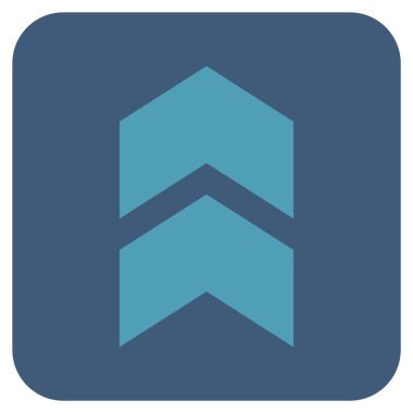 Düz kare vektör simge kayması