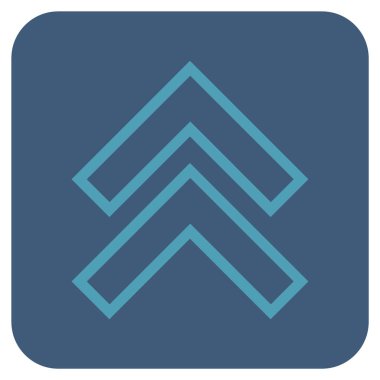 Düz kare vektör simge kayması