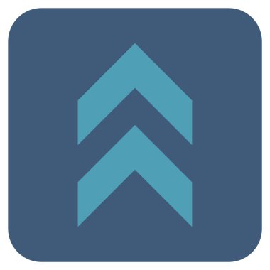 Düz kare vektör simge kayması