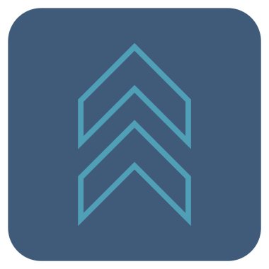 Düz kare vektör simge kayması