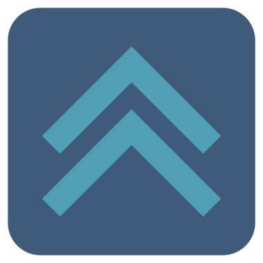 Düz kare vektör simge kayması