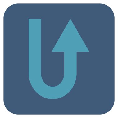 İleri düz kare vektör simge açmak